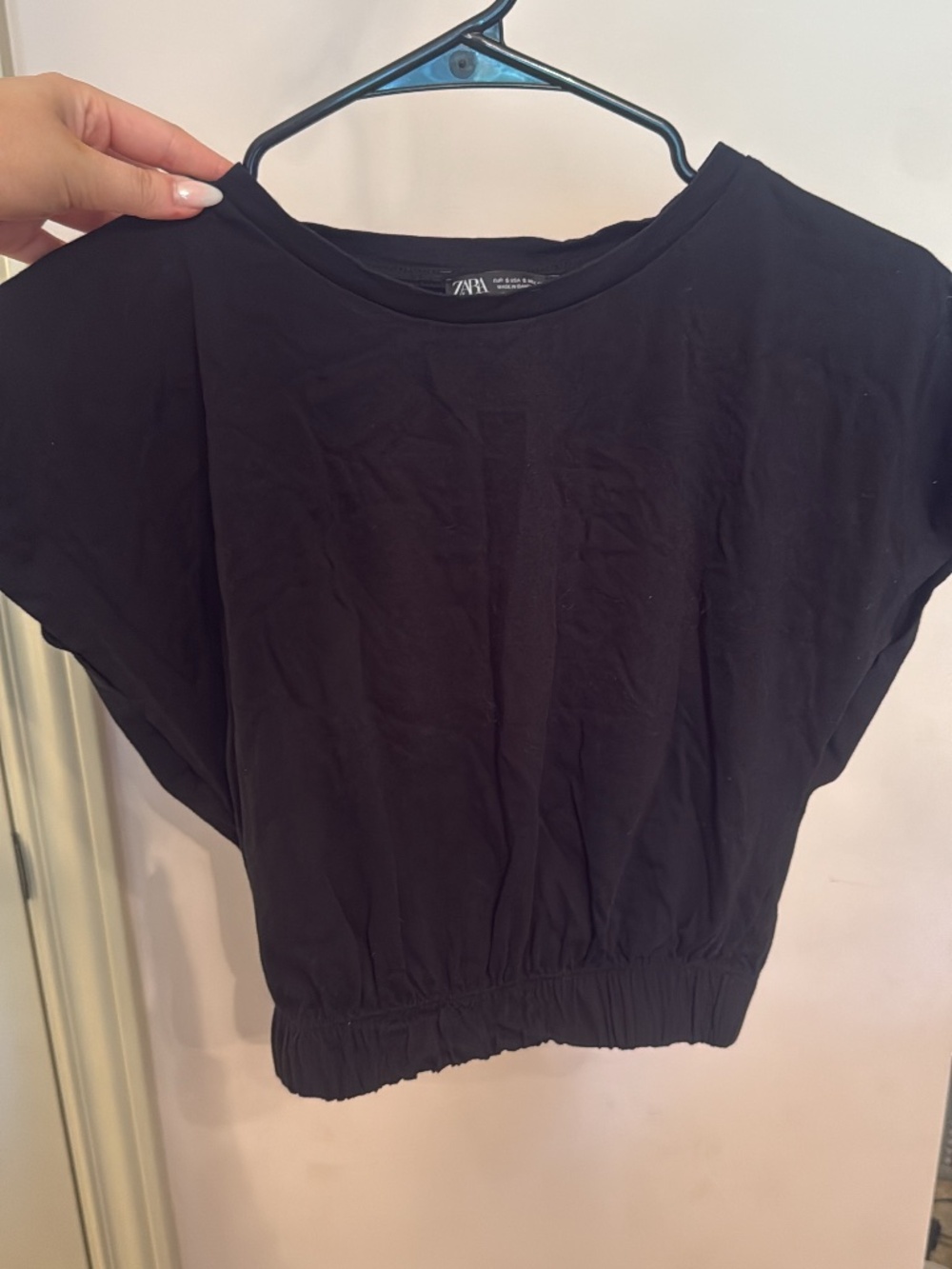 Zara top (black)
